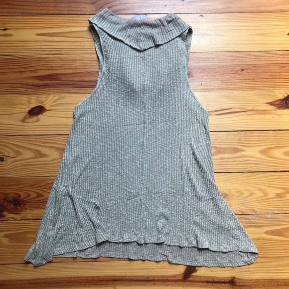 Altar’d State Beige Cowl Neck Sleeveless Top, XL - Picture 10 of 11